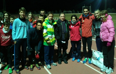 José A. Carrillo durante su visita a Guadix