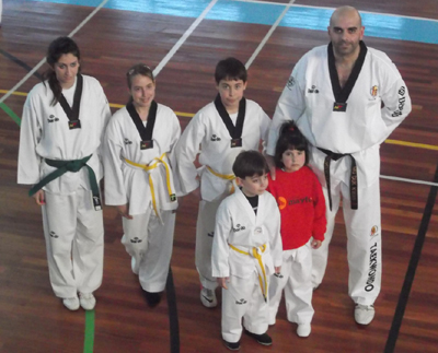 Los representantes del club Maracena 
