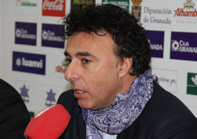 Quique Pina durante la presentación de Nolito (GRJ)