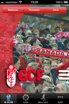 La aplicación del Granada ya está disponible para iphones