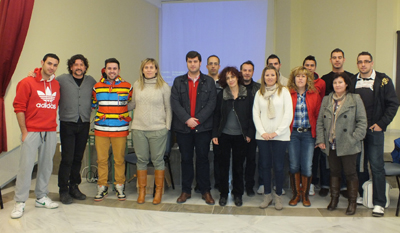 Los participantes en el curso 
