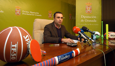 Francisco Rodríguez durante la presentación de las actividades