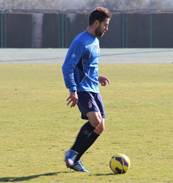 Pedro Conde ha entrenado con el primer equipo