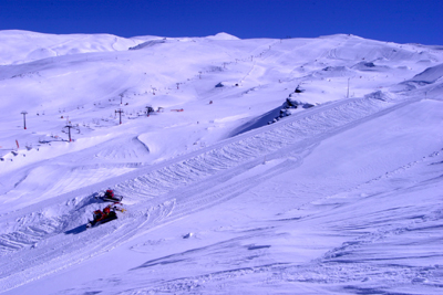 Aspecto del Half pipe durante el día de hoy
