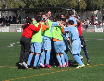 Los jugadores celebran el pase a las semifinales 