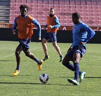 El equipo entrenará en Los Cármenes 