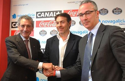 Abel Resino durante su presentación con el Celta (CELTA DE VIGO)