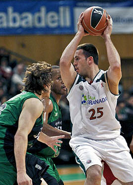 Videnov en el encuentro ante el DKV Joventud (ACBMEDIA)