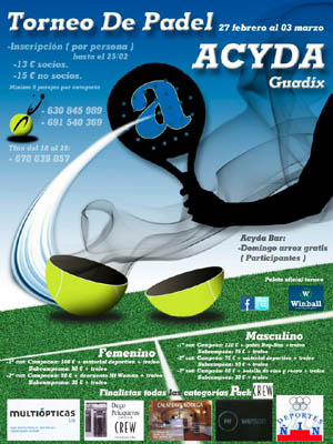 Los torneos de padel siguen proliferando en la provincia 