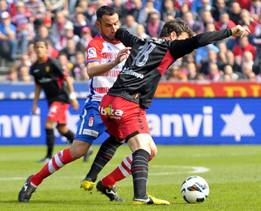Juanma Ortíz ocupó la plaza del sancionado Nyom (BALDOMERO)