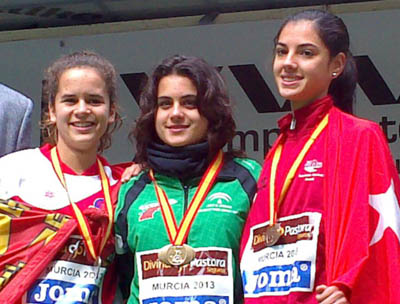 María Pérez subió a lo más alto en el campeonato de España