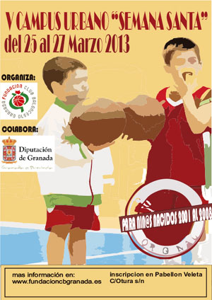 Cartel del Campus de Semana Santa 