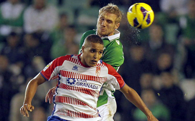 El Granada tendrá poco tiempo para preparar el partido contra el Betis