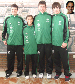 Los cinco jugadores granadinos 