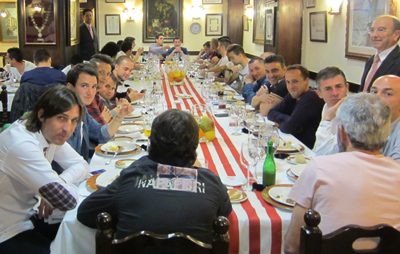 Uno de los instantes de la noche 