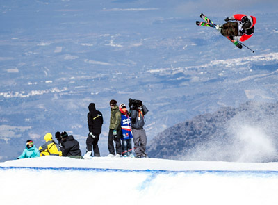 Un momento de la competición de Slopeski en Sierra Nevada (GRJ)