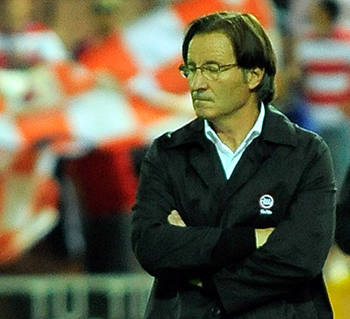 Anquela en su etapa como entrenador del Granada CF (BALDOMERO)