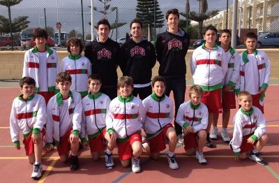 Equipo Alevín en el IV Torneo de Semana Santa disputado en Almería