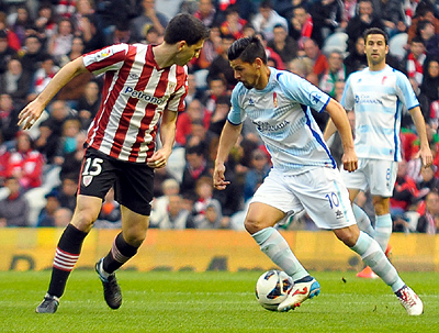 Nolito fue uno de los más destacados en Bilbao (BALDOMERO)