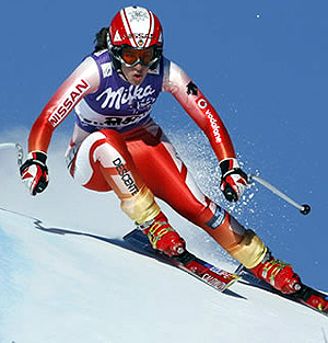 Carolina Ruiz tuvo una discreta actuación en Lake Louise 