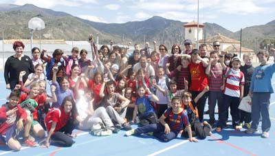 Algunos de los participantes en la prueba 
