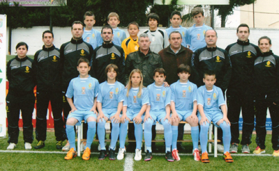 Integrantes de la selección granadina alevín 