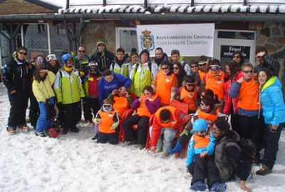 Los niños disfrutaron de una gran experiencia en Sierra Nevada 