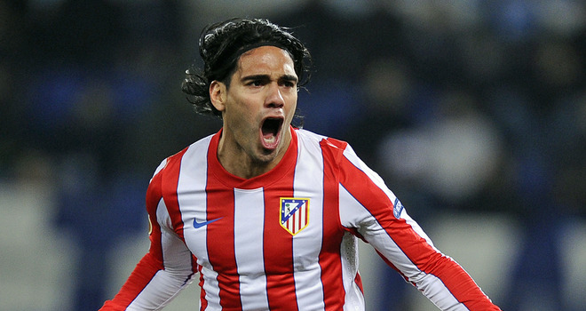 Falcao, goleador del Atlético de Madrid 