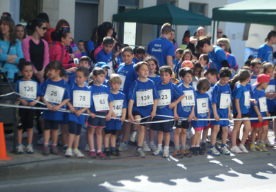 Los más pequeños también han disfrutado del atletismo 