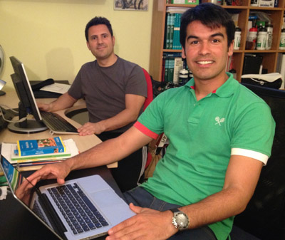 Mikel Zabala y Jaime Morente 