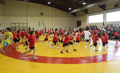 Calentamiento inicial previo a las actividades 