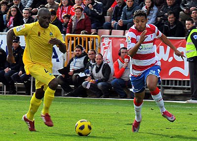 Muriel apenas tuvo oportunidades en el Granada