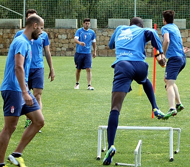 El equipo sigue dando el máximo en cada entrenamiento 