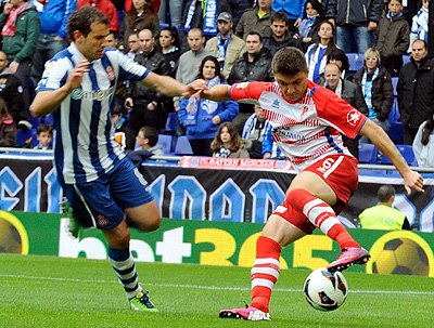 Siqueira, en el último encuentro disputado en Cornellá (BALDOMERO)