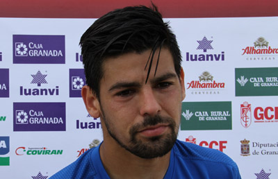 Nolito atiende a los medios tras el entrenamiento (GRJ)