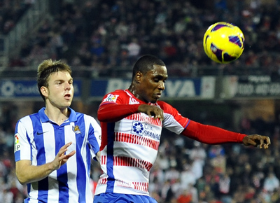 El Granada pudo derrotar a la Real en la primera vuelta (BALDOMERO)