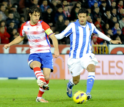 En la ida, la Real Sociedad sumó un punto en Los Cármenes (BALDOMERO)