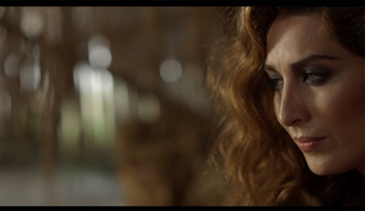 Estrella Morente durante la grabación del spot 