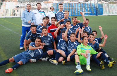 El conjunto cadete celebra su ascenso 