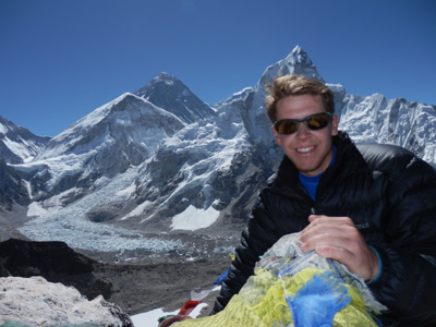 José David Pérez durante su expedición 
