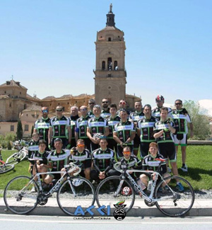 Integrantes del club ciclista Acci