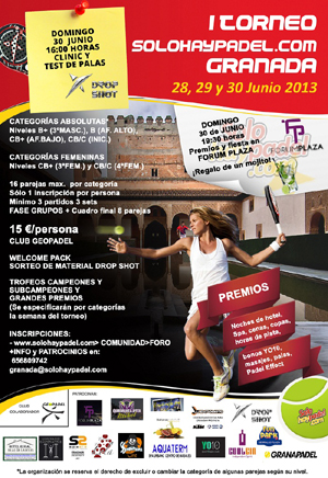 Un nuevo y atractivo torneo de pádel 