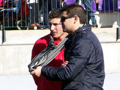 Funes junto a Fernando Estévez (CASTILLO)