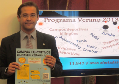 Granados durante la presentación 