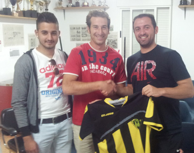 Presidente y técnico durante la presentación (GRJ)