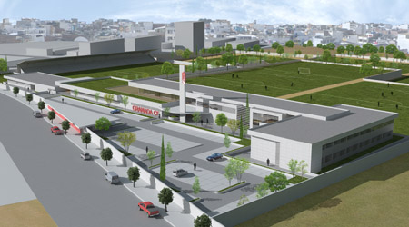 Una simulación de la futura Ciudad Deportiva del Granada CF (GRJ)