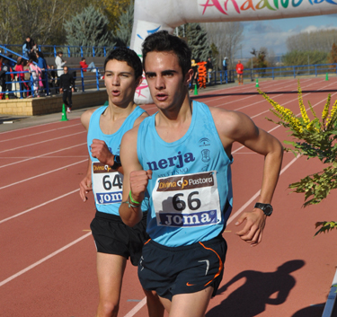 Pablo Oliva en plena competición 