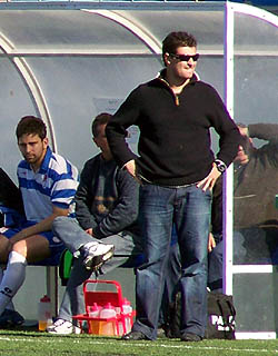 Fernando Estévez, entrenador del Granada B (Grj)