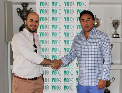 Quique Pina junto a Emilio Torregrosa 