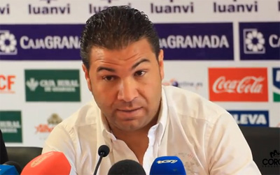 Cordero durante la comparecencia de prensa (JOSÉ M. ROMERO)